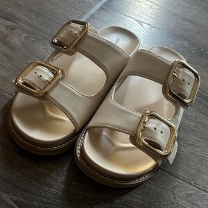 Women's Collin Double Buckle Footbed Sandals - Universal Thread - 8